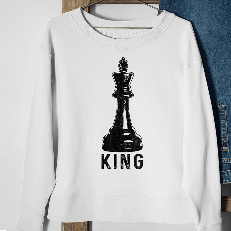 Chess Player King Vintage Halloween Costume Chess Master Gift For Mens Sweatshirt Gifts for Old Women