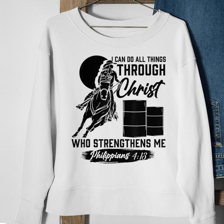 Cowgirl Barrel Racing Gifts For Girls And Kids Sweatshirt Gifts for Old Women