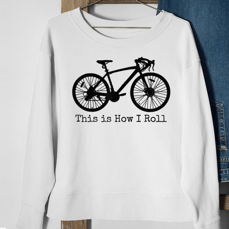 Cycling Road Bike Bicycle Funny Cyclist Sweatshirt Gifts for Old Women