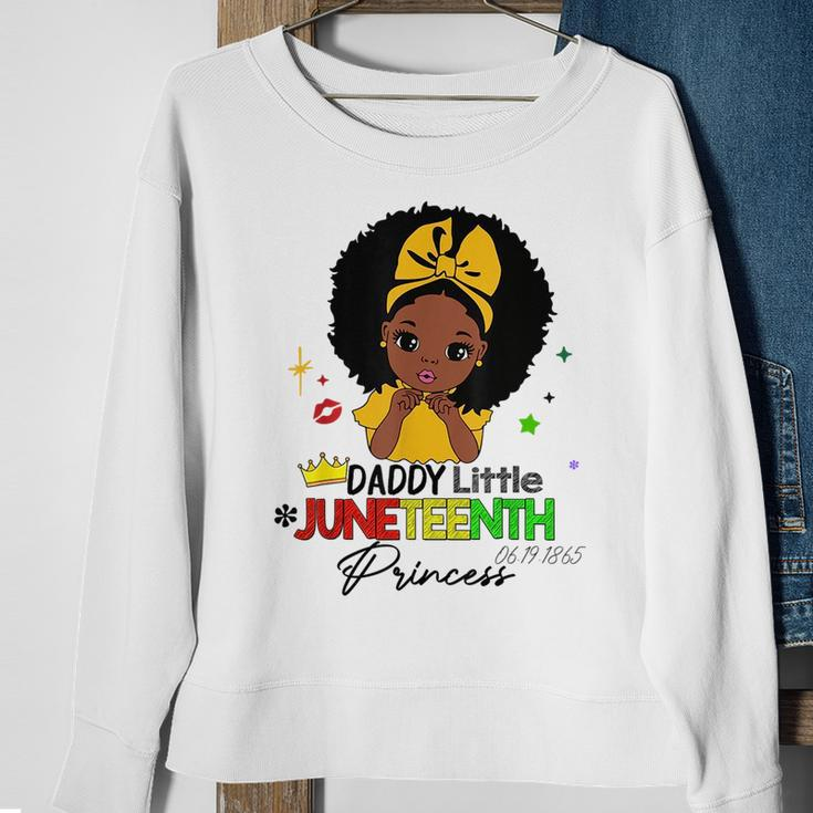 Daddy Little Junenth Princess - 1865 American Junenth Sweatshirt Gifts for Old Women