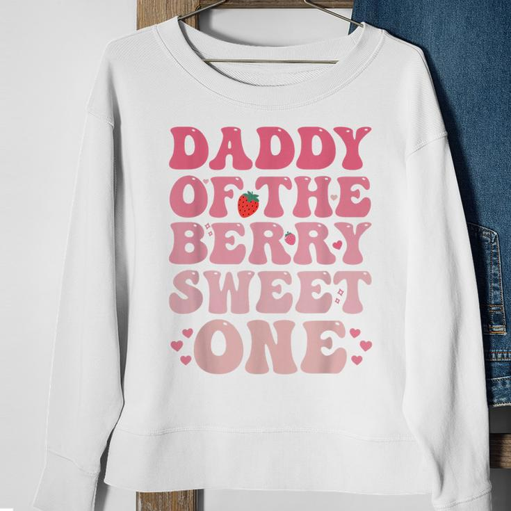 Daddy Of The Berry Sweet Birthday Gifts Sweet Strawberry Sweatshirt Gifts for Old Women