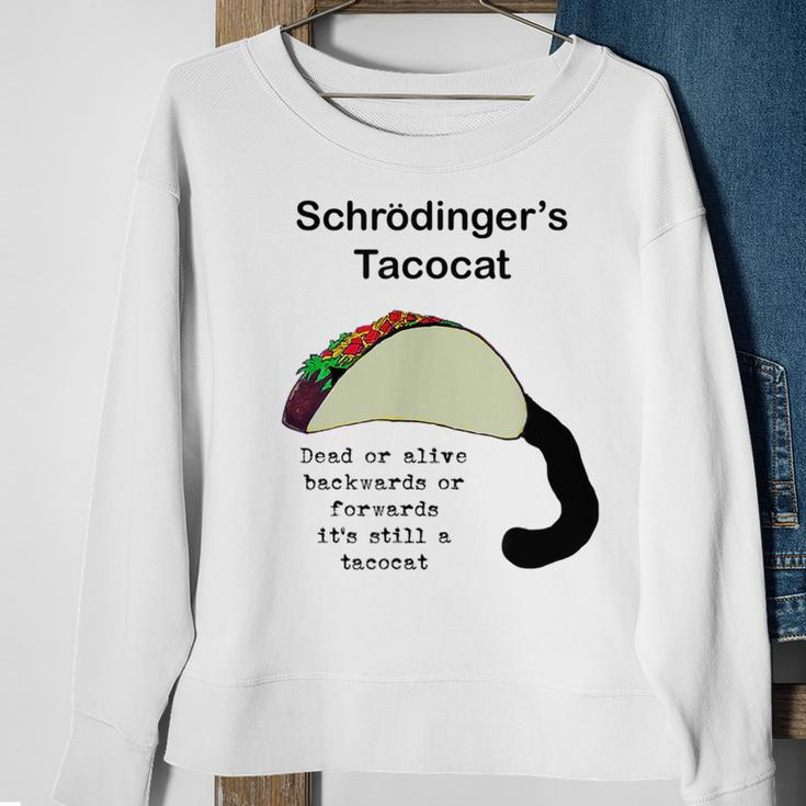 Dark Humor Tacocat Funny Quirky Physics Joke Humor Funny Gifts Sweatshirt Gifts for Old Women