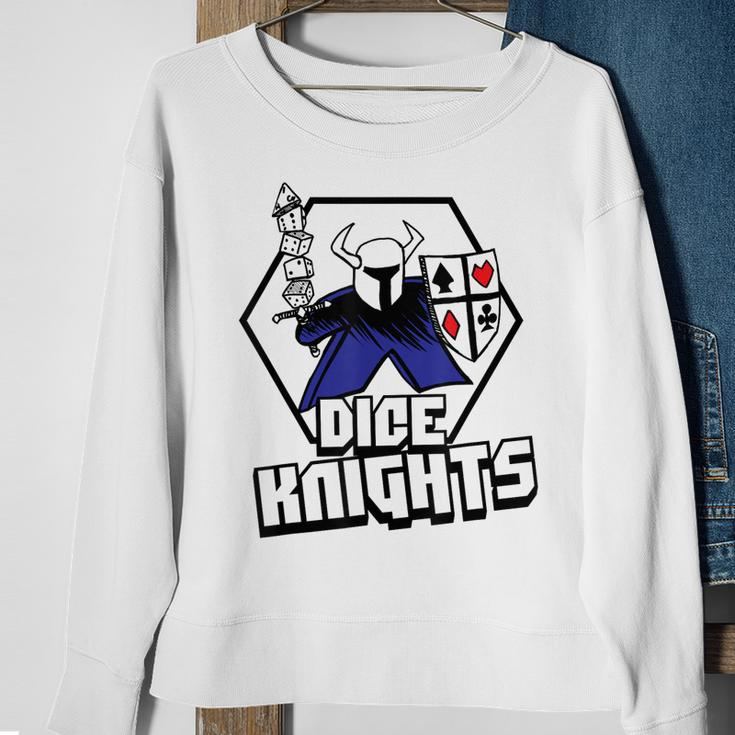 Dice Knights Wargaming Team Sweatshirt Gifts for Old Women