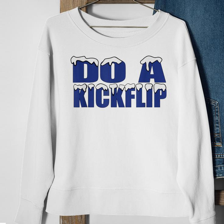 Do A Kickflip Skateboarding A Kickflip Sweatshirt Gifts for Old Women
