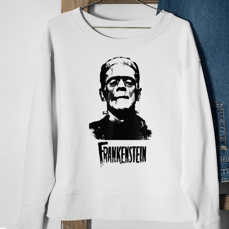 Frankenstein Monster Classic Horror Flick Black Frankenstein Sweatshirt Gifts for Old Women