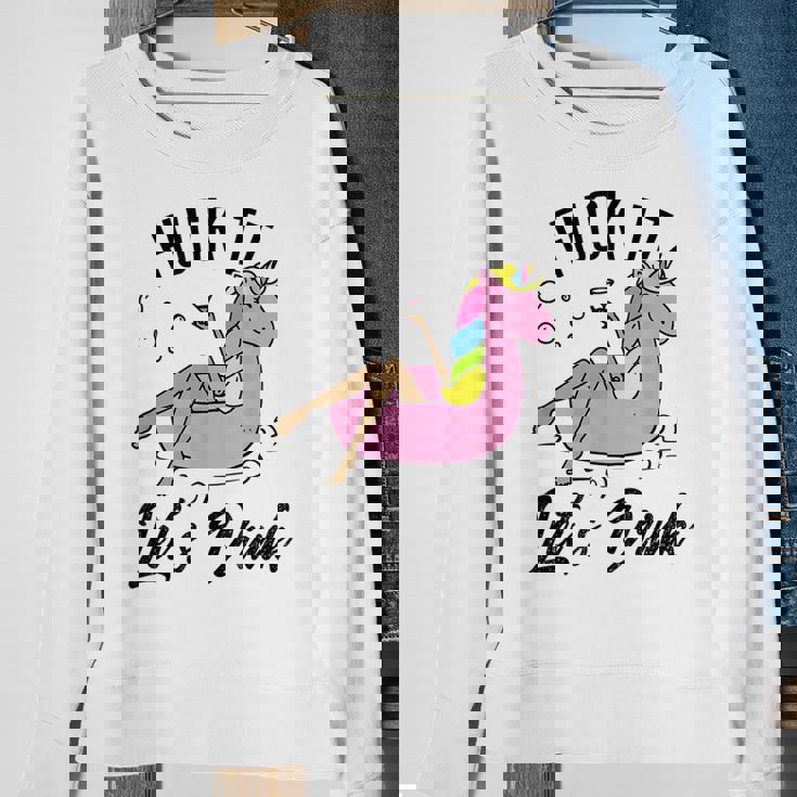 Fuck It Lets Drink - Alcohol Beach Pool Party Day Drinking Sweatshirt Gifts for Old Women Fuck It Lets Drink - Alcohol Beach Pool Party Day Drinking Sweatshirt Gifts for Old Women