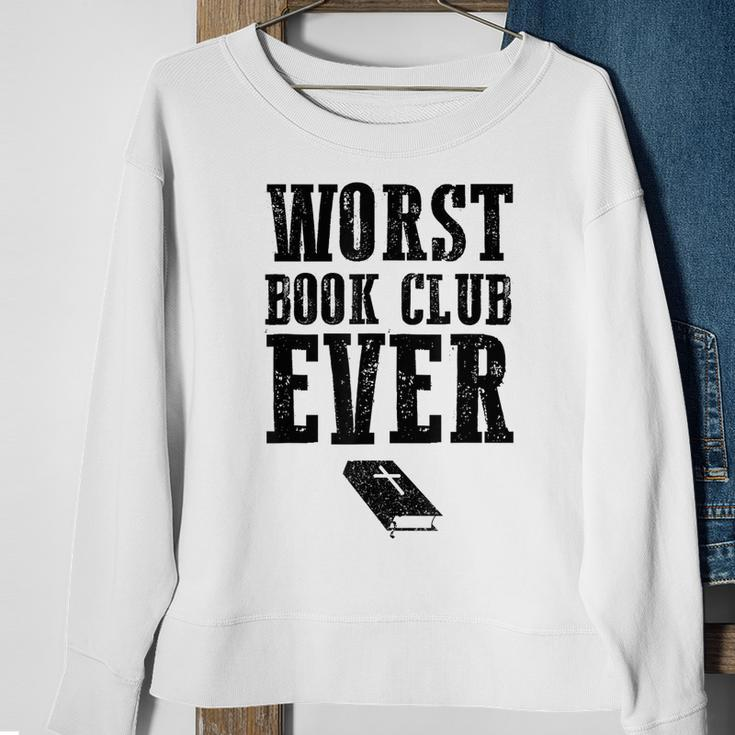 Funny Religion Bible Atheism Worst Book Club Ever Sweatshirt Gifts for Old Women