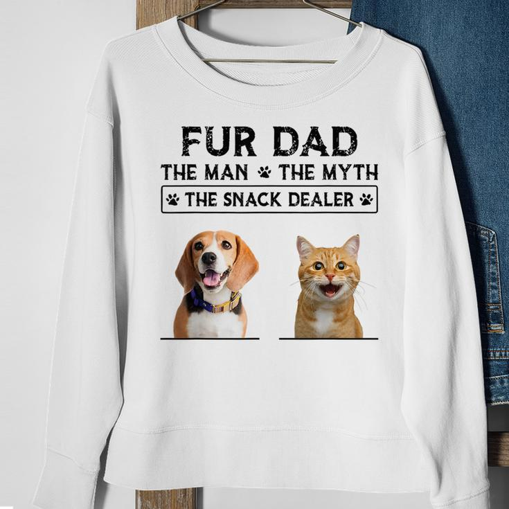 Fur Dad The Man The Myth The Snack Dealer Sweatshirt Gifts for Old Women