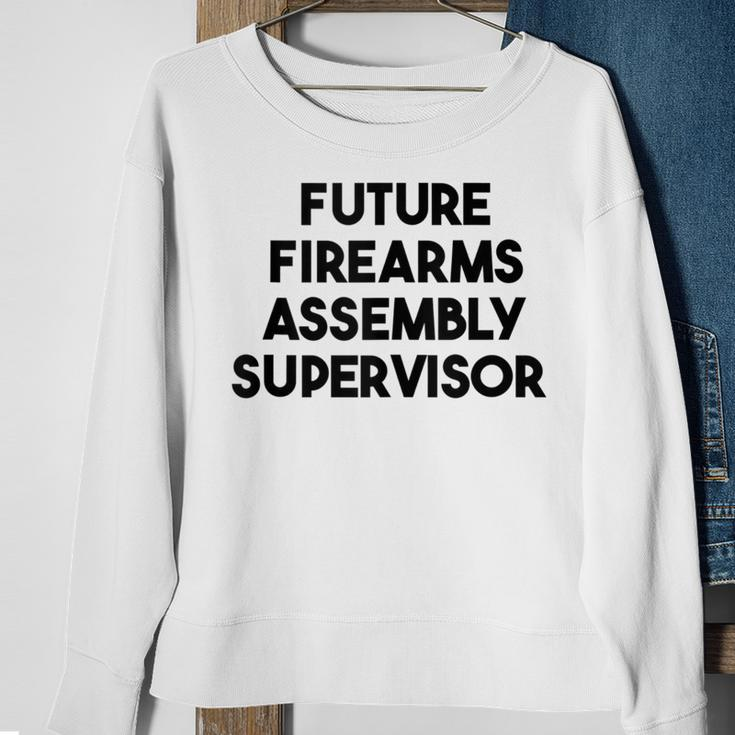 Future Firearms Assembly Supervisor Sweatshirt Gifts for Old Women