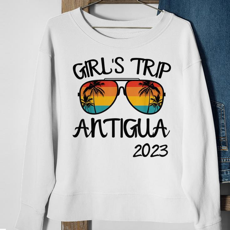 Girls Trip Antigua 2023 Sunglasses Summer Vacation Girls Trip Funny Designs Funny Gifts Sweatshirt Gifts for Old Women