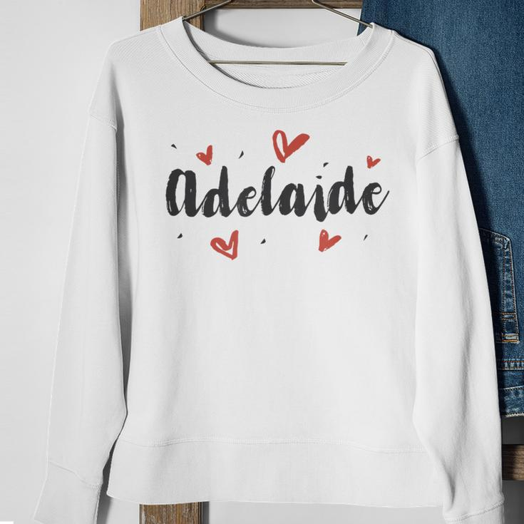 I Heart Adelaide Australia Cute Love Hearts Sweatshirt Gifts for Old Women