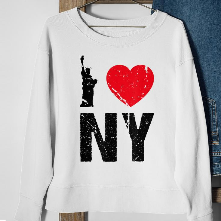 I Heart Love Ny New York City Nyc Sweatshirt Gifts for Old Women