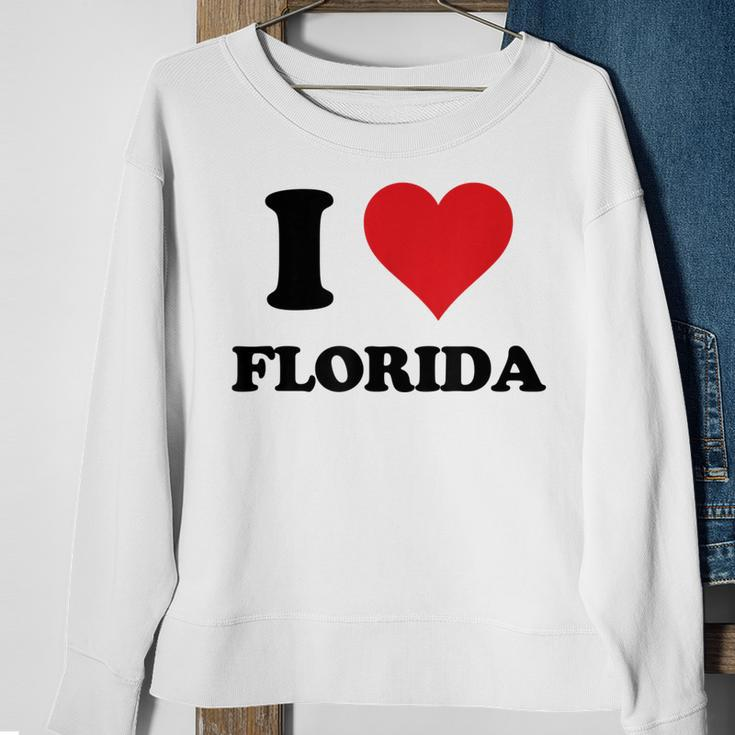 I Heart Florida First Name I Love Personalized Stuff Sweatshirt Gifts for Old Women