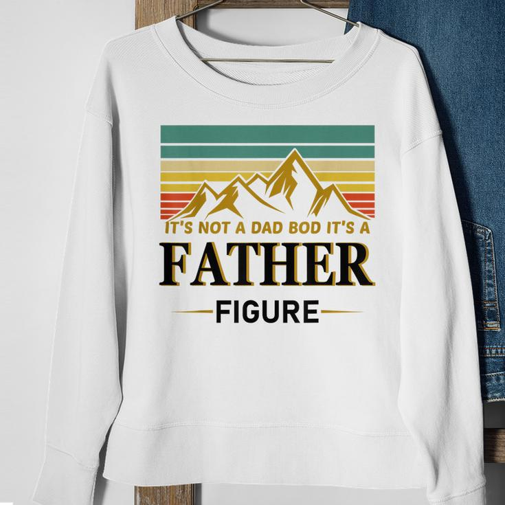 Its Not A Dad Bod Its A Father Figure Vintage Fathers Day Sweatshirt Gifts for Old Women