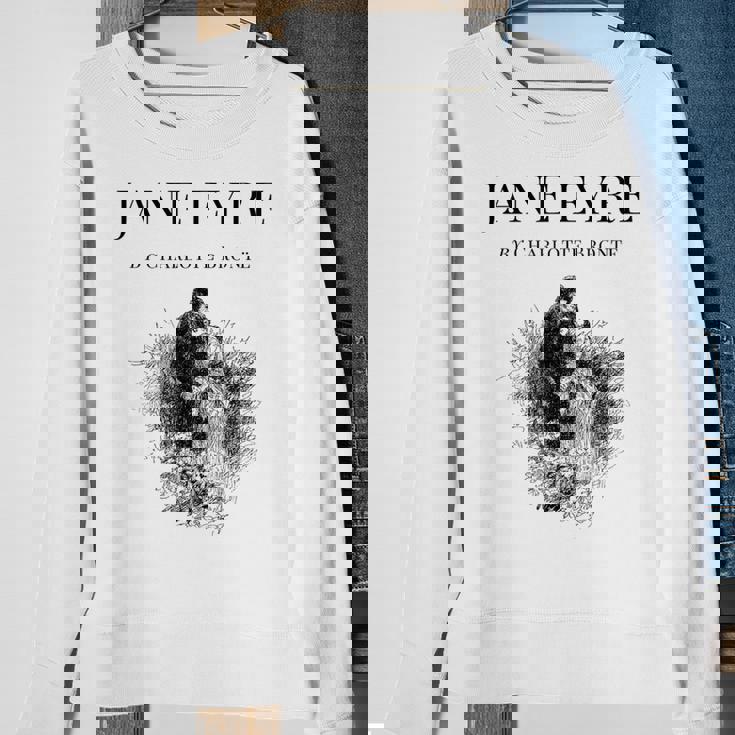 Jane Eyre Charlotte Bronte Cover Title Page Sweatshirt Gifts for Old Women