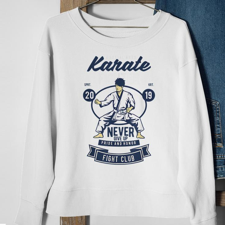 Karate Fighter Pride & Honor Mixedmartial Arts Karate Lover Sweatshirt Gifts for Old Women