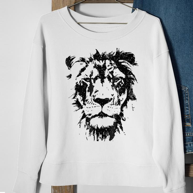 Lion FaceCool Zoo Animals Zoo Keeper Sweatshirt Gifts for Old Women