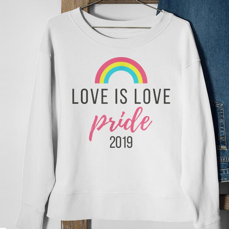 Love Is Love 2019 Lgbt Gay Pride Sweatshirt Gifts for Old Women