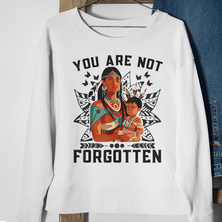 You Are Not Forgotten Canada Orange Day Indigenous Children Sweatshirt Gifts for Old Women
