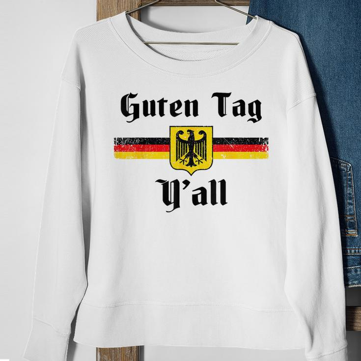 Oktoberfest German Flag Eagle Prost Guten Tag Y'all Fun Sweatshirt Gifts for Old Women