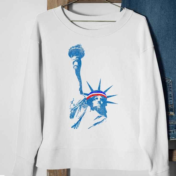 Patriotic Statue Of Liberty 4Th Of July - Usa Graphic Sweatshirt Gifts for Old Women