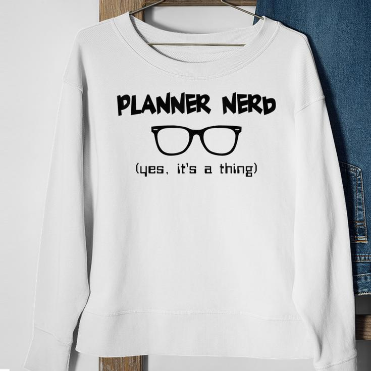 Planner Stickers Community Planner Nerd Sweatshirt Gifts for Old Women