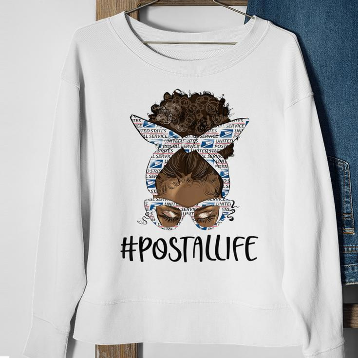 Postal Worker Life Postal Service Sunglasses Mail Carrier Sweatshirt Gifts for Old Women