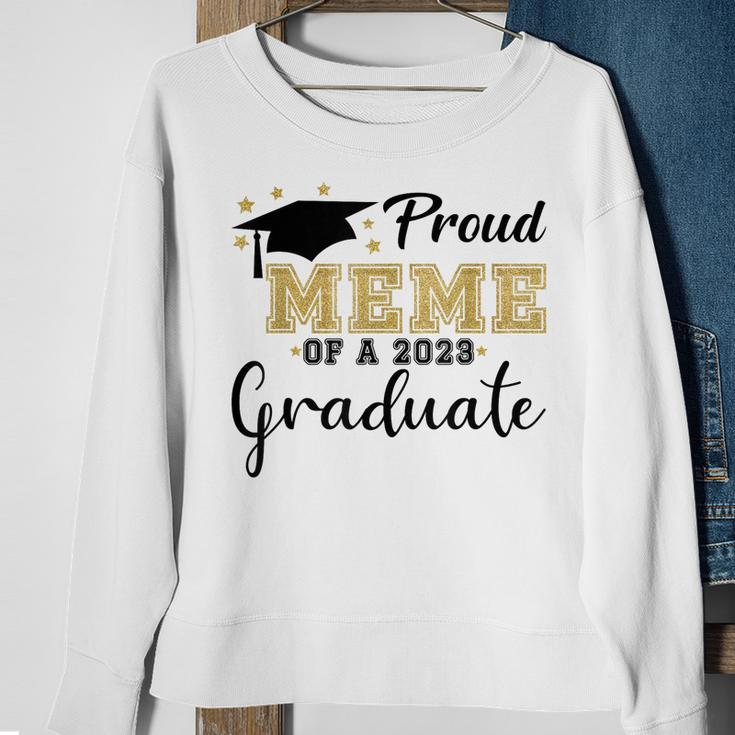 Proud Meme Of A 2023 Graduate Class 2023 Senior 23 Sweatshirt Gifts for Old Women