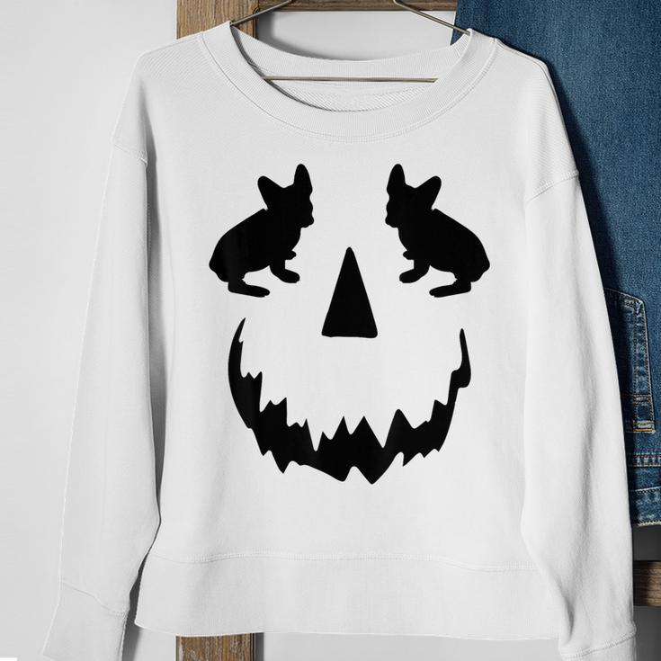 Pumpkin French Bulldogn Halloween Frenchie Sweatshirt Gifts for Old Women