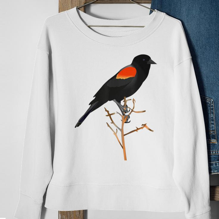 Red-Winged Blackbird For Birdwatchers Sweatshirt Gifts for Old Women