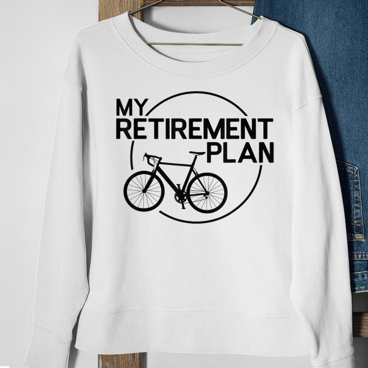 My Retirement Plan Bicycle Bike Retirement Bicycle Sweatshirt Gifts for Old Women
