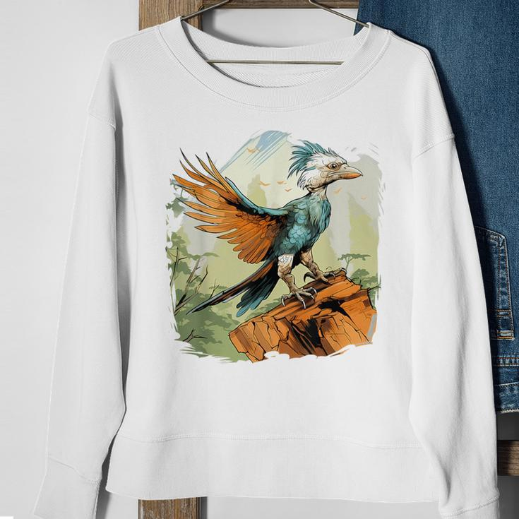 Retro Style Archaeopteryx Sweatshirt Gifts for Old Women