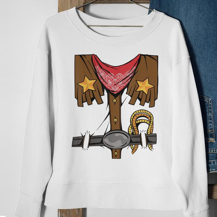 Rodeo Outfit Wild Western Cowboy Cowgirl Halloween Costume Sweatshirt Gifts for Old Women