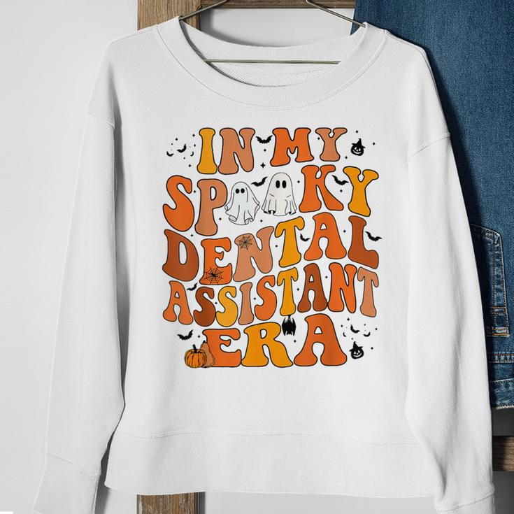 In My Spooky Dental Assistant Era Dentist Halloween Sweatshirt Gifts for Old Women
