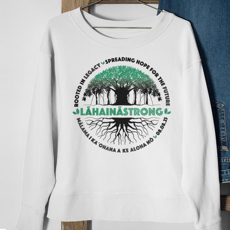 Spreading Hope For Future Strong Support Lahaina Hawaii Sweatshirt Gifts for Old Women