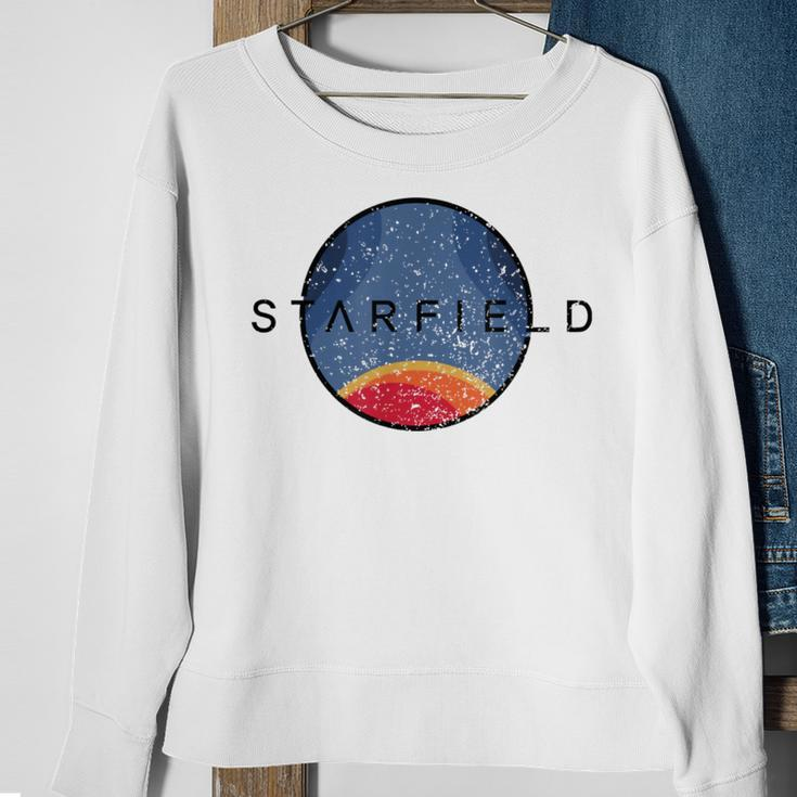 Starfield Star Field Space Galaxy Universe Vintage Retro Sweatshirt Gifts for Old Women