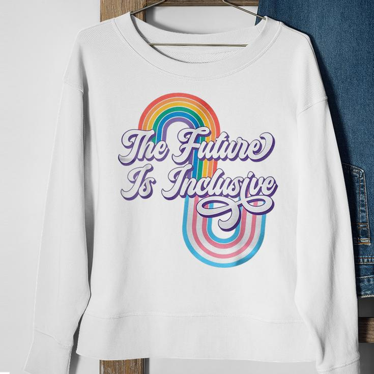 The Future Inclusive Lgbt Rights Transgender Trans Pride Sweatshirt Gifts for Old Women