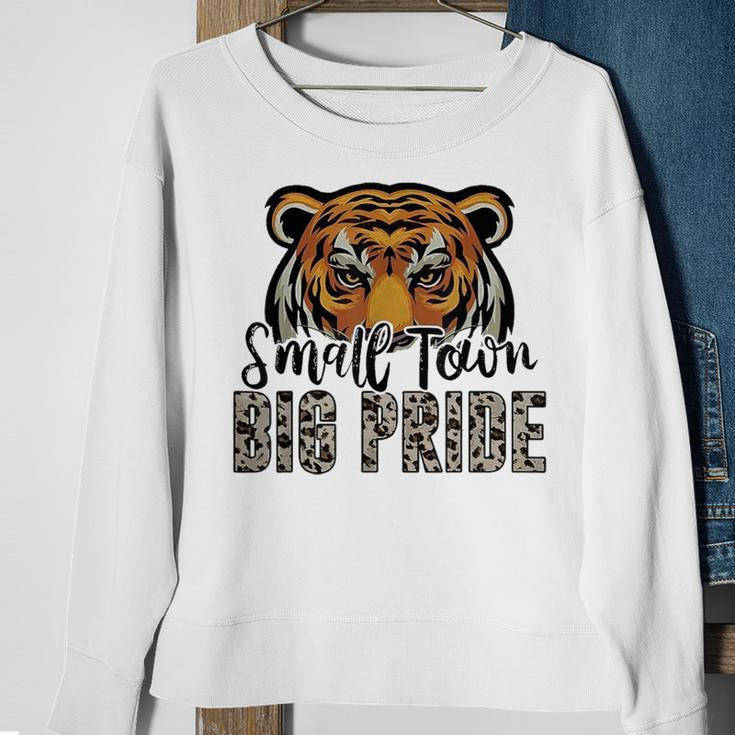 Tigers School Sports Fan Team Spirit Football Leopard Sweatshirt Gifts for Old Women