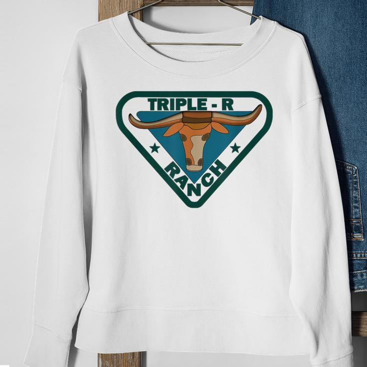 Triple R Ranch | Western Cowboy Cowgirl Sweatshirt Gifts for Old Women