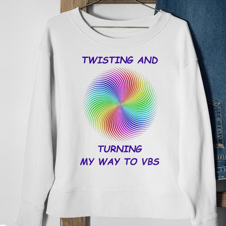 Twists And Turns Adventure At Vbs This Summer Sweatshirt Gifts for Old Women
