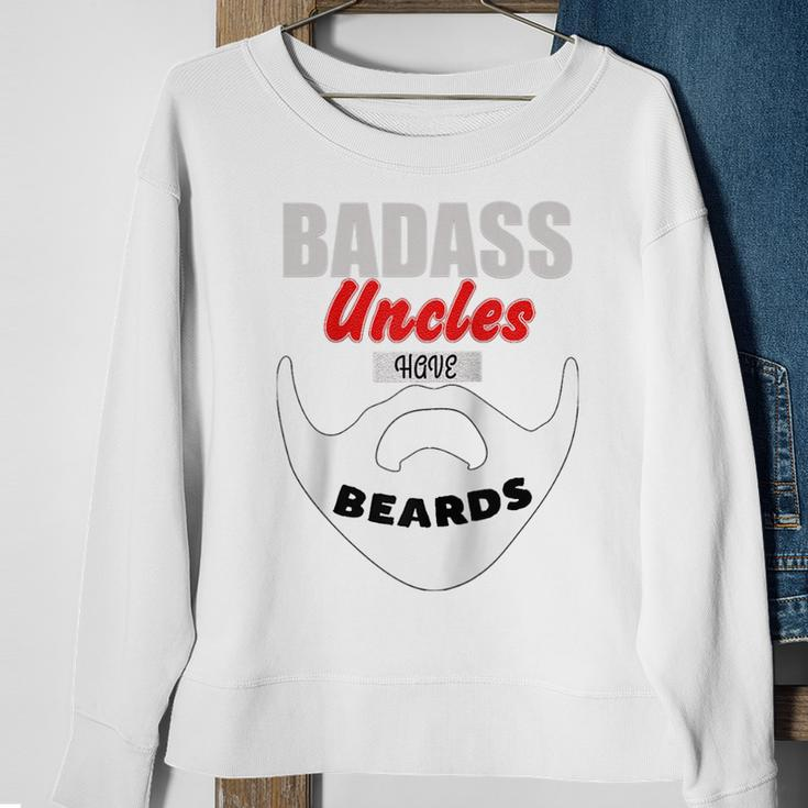 Uncles Gifts Uncle Beards Men Bearded Sweatshirt Gifts for Old Women