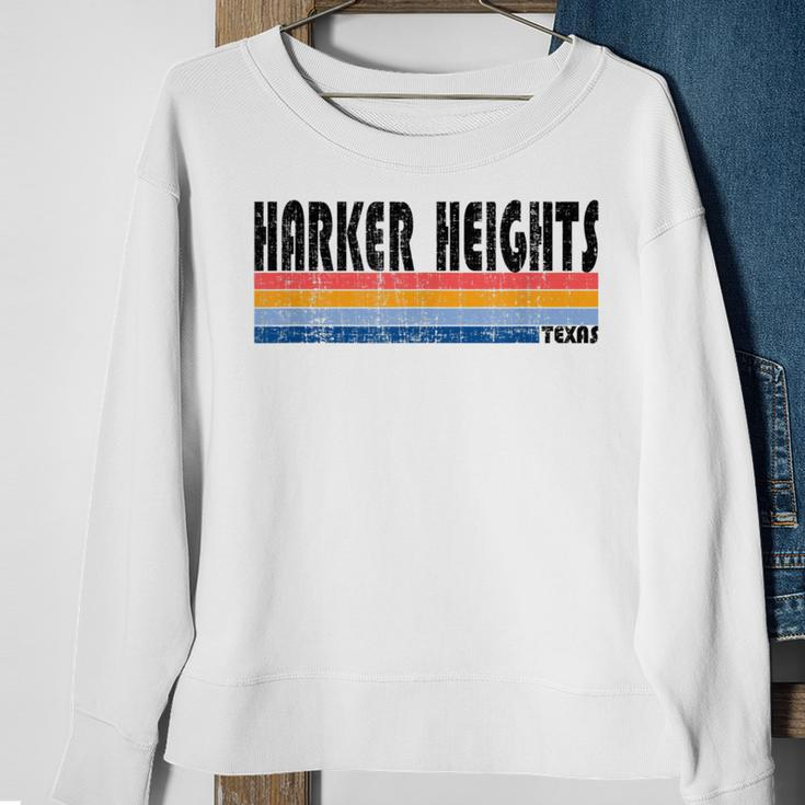 Vintage 70S 80S Style Harker Heights Tx Sweatshirt Gifts for Old Women