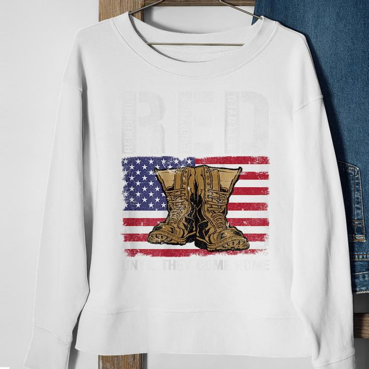 Vintage Red Friday Red Until The Come Home Usa American Flag Sweatshirt Gifts for Old Women