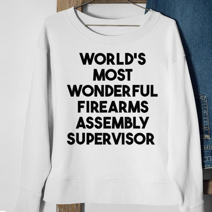 World's Most Wonderful Firearms Assembly Supervisor Sweatshirt Gifts for Old Women