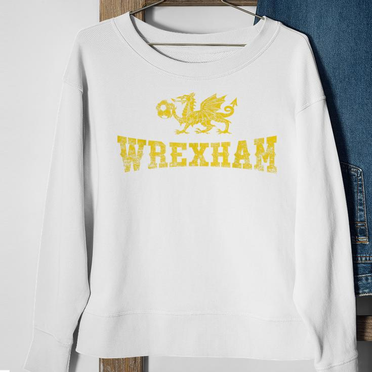 Wrexham Wales Soccer Jersey Welsh Red Dragon For Men Kids Soccer Funny Gifts Sweatshirt Gifts for Old Women