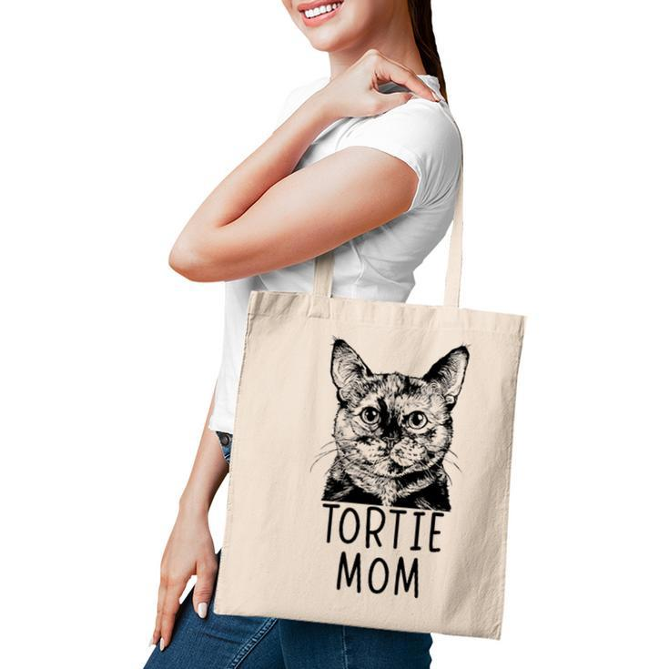 Tortie Cat Mom Pocket Tortoiseshell Cat Mama  Gifts For Mom Funny Gifts Tote Bag