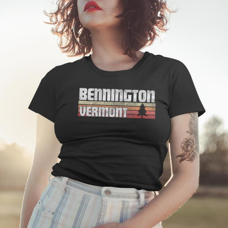 Bennington Vermont Vt Gift Retro Style Vintage 70S 80S 90S Women T-shirt Gifts for Her