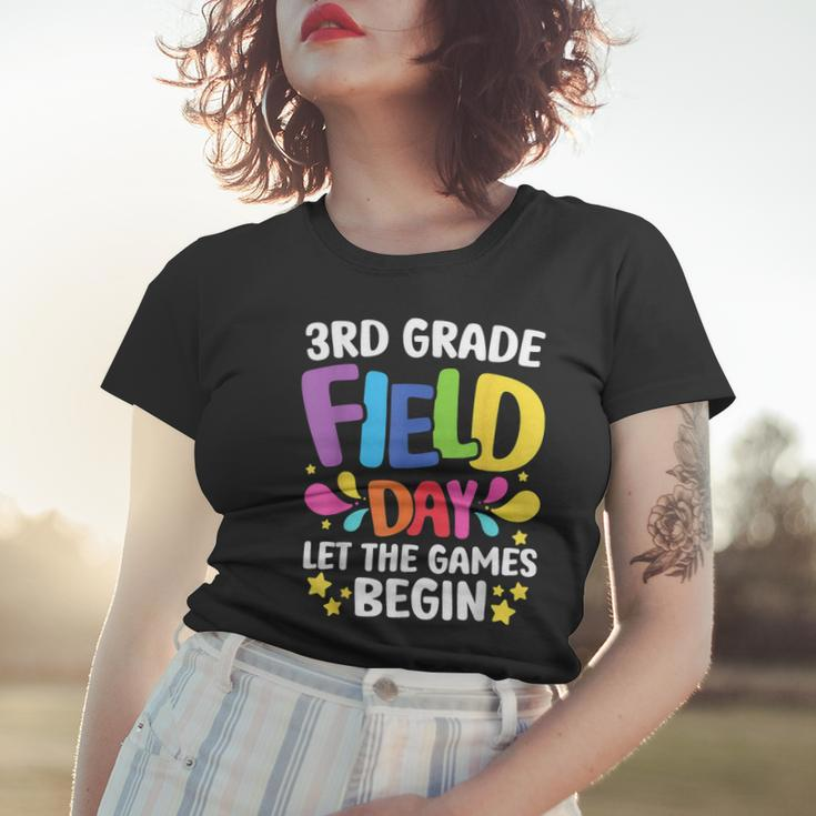 Field Day 2023 Students Field Day 3Rd Grade Let Games Begin Women T-shirt Gifts for Her