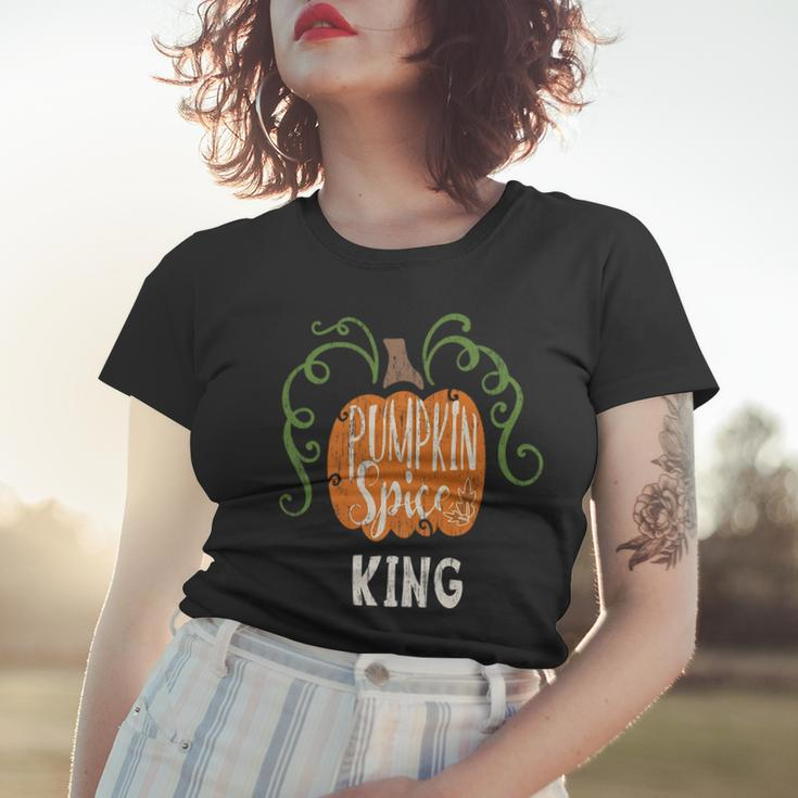 King Pumkin Spice Fall Matching For Family Women T-shirt Gifts for Her