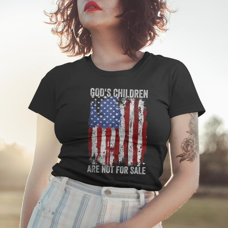 Gods Children Are Not For Sale Vintage Gods Children Women T-shirt Gifts for Her